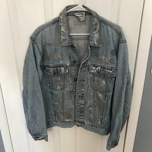 Rag Union Metallic Jeans Jacket